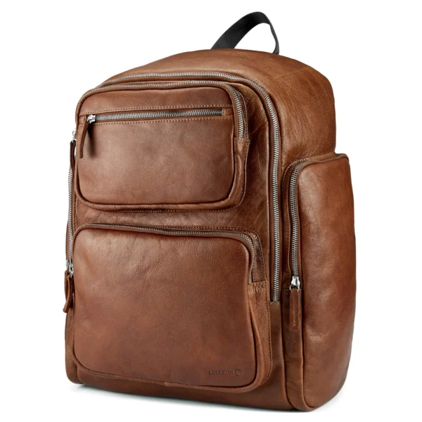 CALIFORNIA TAN LEATHER BACKPACK
