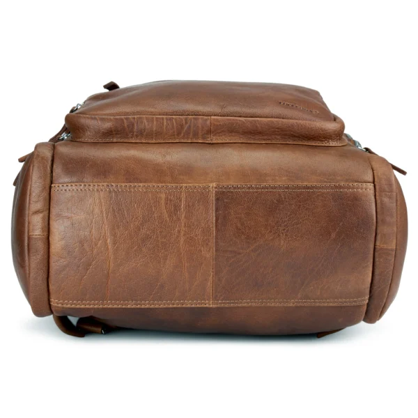 CALIFORNIA TAN LEATHER BACKPACK - Image 6