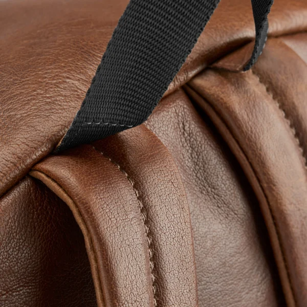 CALIFORNIA TAN LEATHER BACKPACK - Image 9