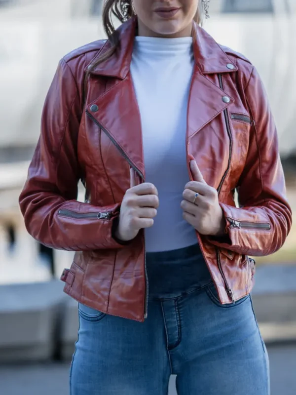 RAMONA TANNED LEATHER JACKET
