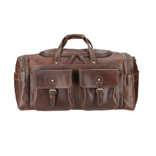Rustic Rambler Duffle Leather Bag