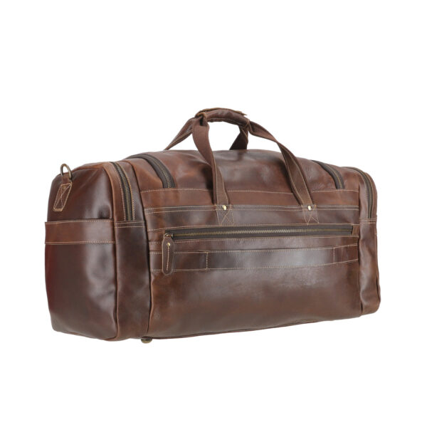 Rustic Rambler Duffle Leather Bag - Image 2