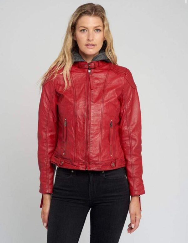 Oxford Women's Leather Jacket - Image 6