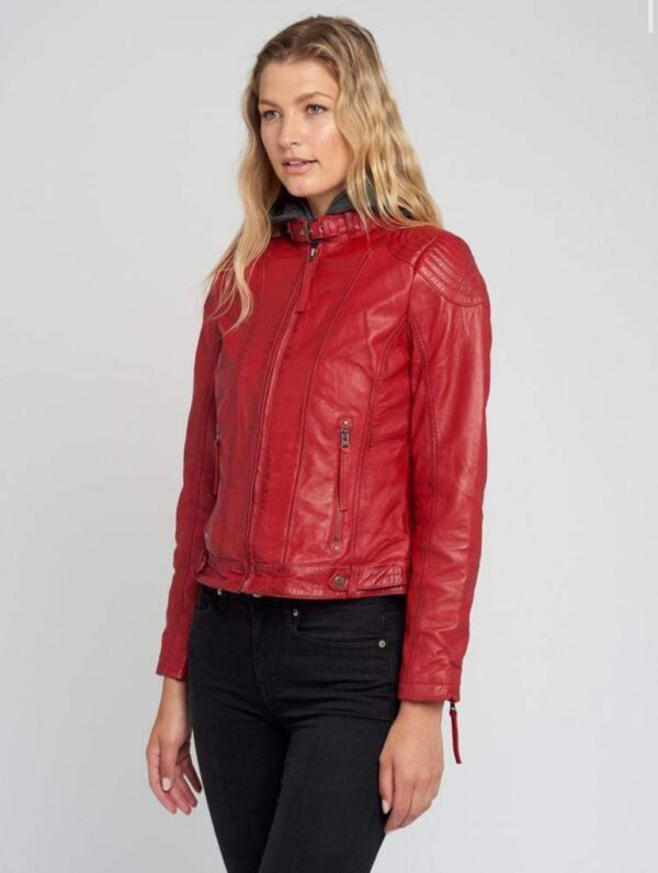 Oxford Women's Leather Jacket - Image 5