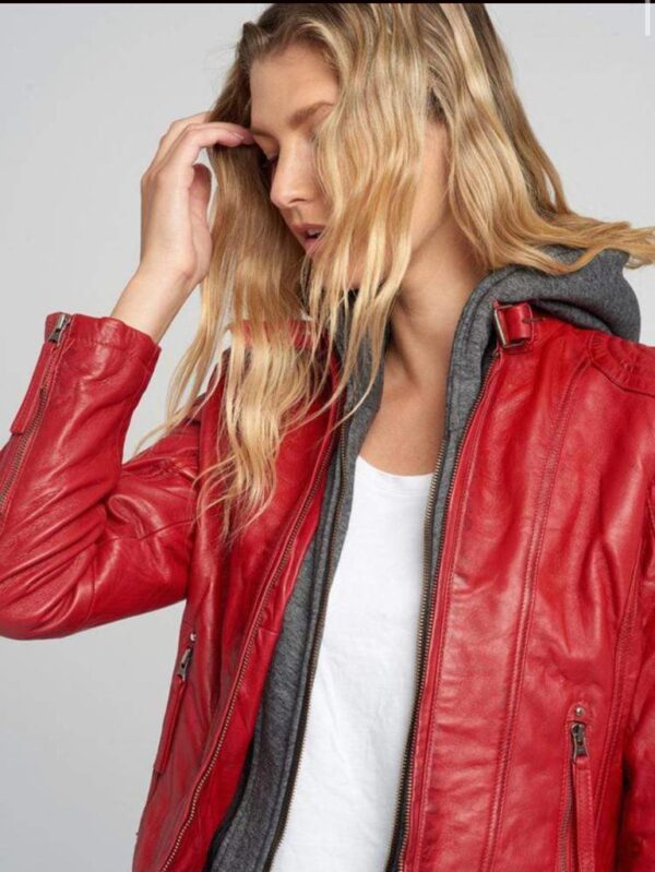 Oxford Women's Leather Jacket - Image 4