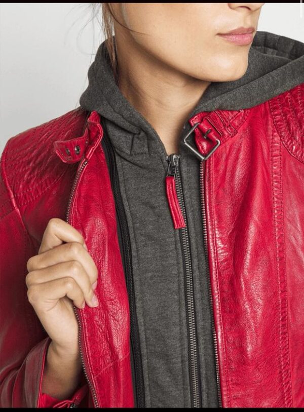 Oxford Women's Leather Jacket - Image 2